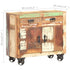 Rustika Rowe -  Sideboard 80x30x70 cm Solid Reclaimed Wood